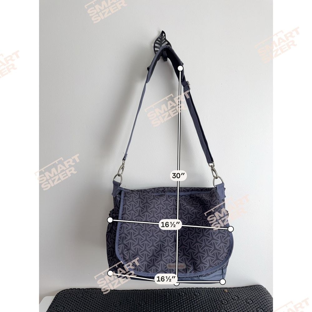 Time & Leslie diaper bag stylish Navy Blue Women's Bag - Picture 3 of 6